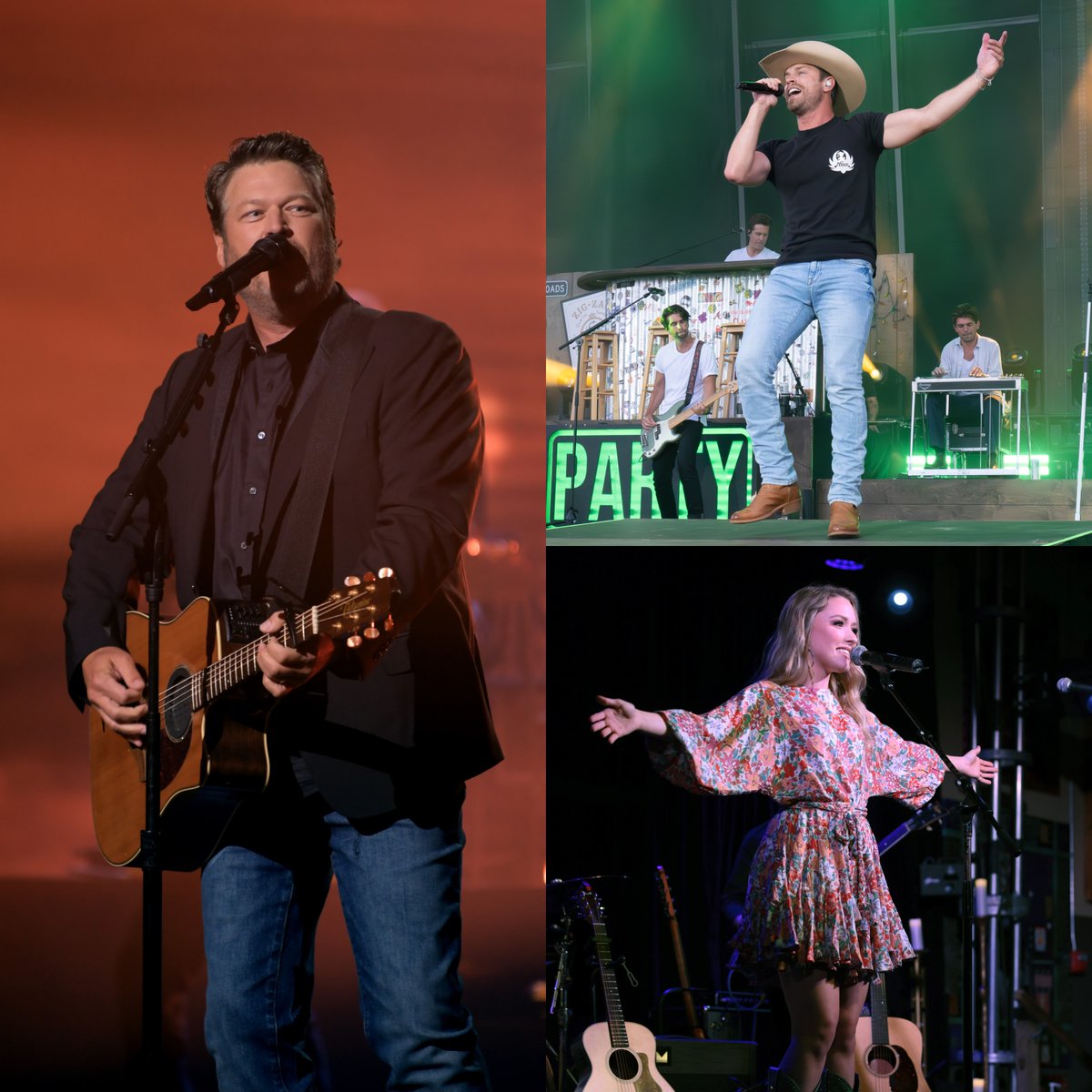 This weekend on #cmtHot20, we’re hitting the Honky Tonk (Tour) with @blakeshelton! Plus, we drop in with matchmaker @dustinlynch and Taco Bell-lover @emilyann_music! All this + a new, Blake-less countdown starting now on @CMT!