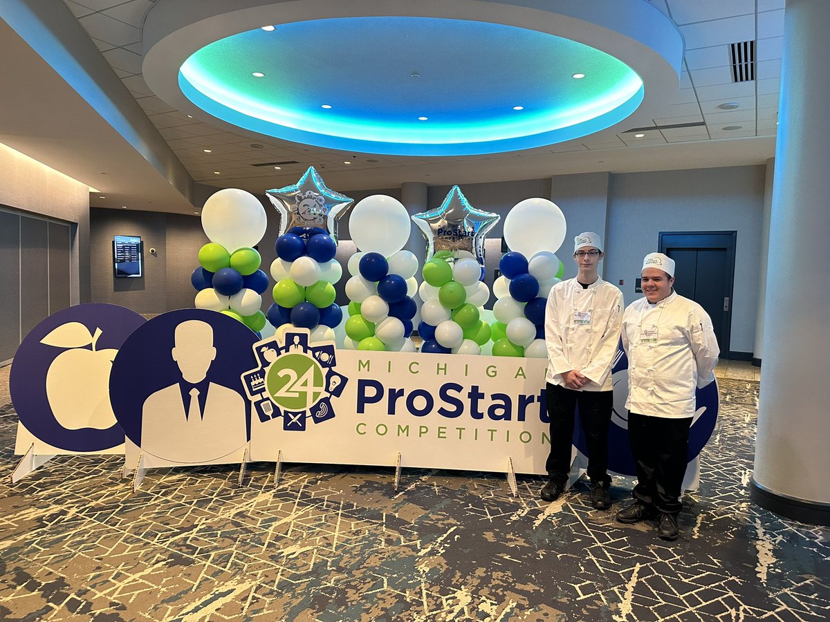 TheOfficialMHF's tweet image. 🔥🍽️ It’s almost time! #MichiganProStart2024 registration is open and students start competing in just a couple hours. 👩🏼‍🍳 THANK YOU to  all of our sponsors who make this annual competition possible for hundreds of students from across the state! 

#MadeInProStart
