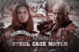 @RealKurtAngle Versus @Wesbrisco At TNA Lockdown 2013 In A Steel Cage Match 11 Years Ago Today