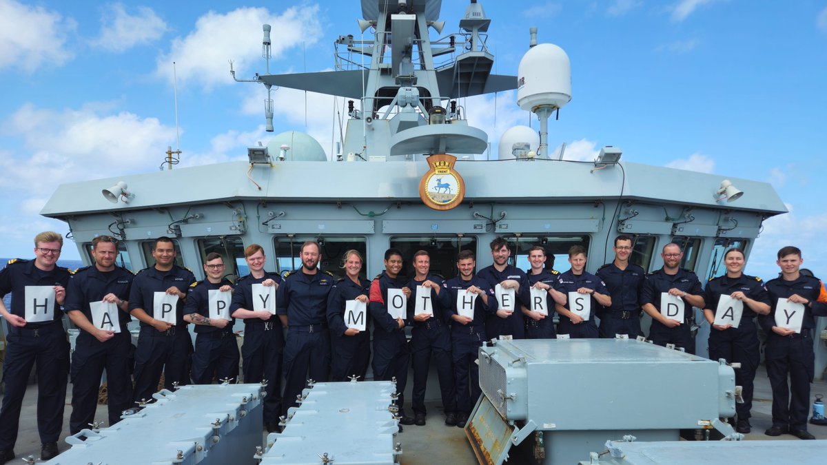 Happy Mothers Day from HMS TRENT !