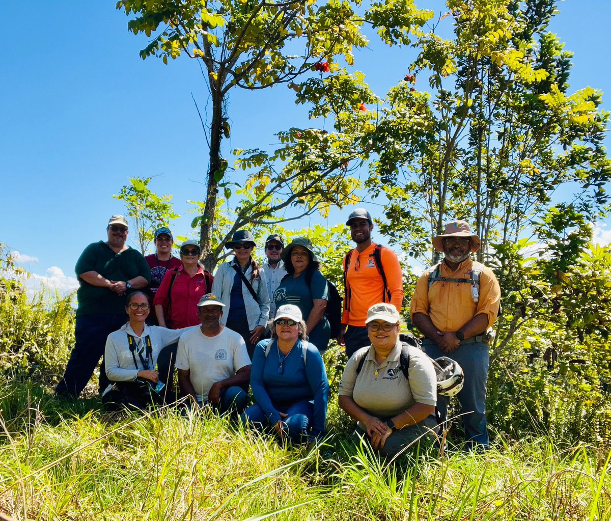 DRNAGPR's tweet photo. Personal del Negociado de Áreas Naturales del @DRNAGPR y miembros de la cooperativa comunitaria CabaCoop visitaron la Reserva Natural Las Cabachuelas, en Morovis, para continuar los trabajos de manejo de la reserva. Unidos, fortalecemos la conservación. 🌿🤝 https://t.co/CoUIxk6BWV