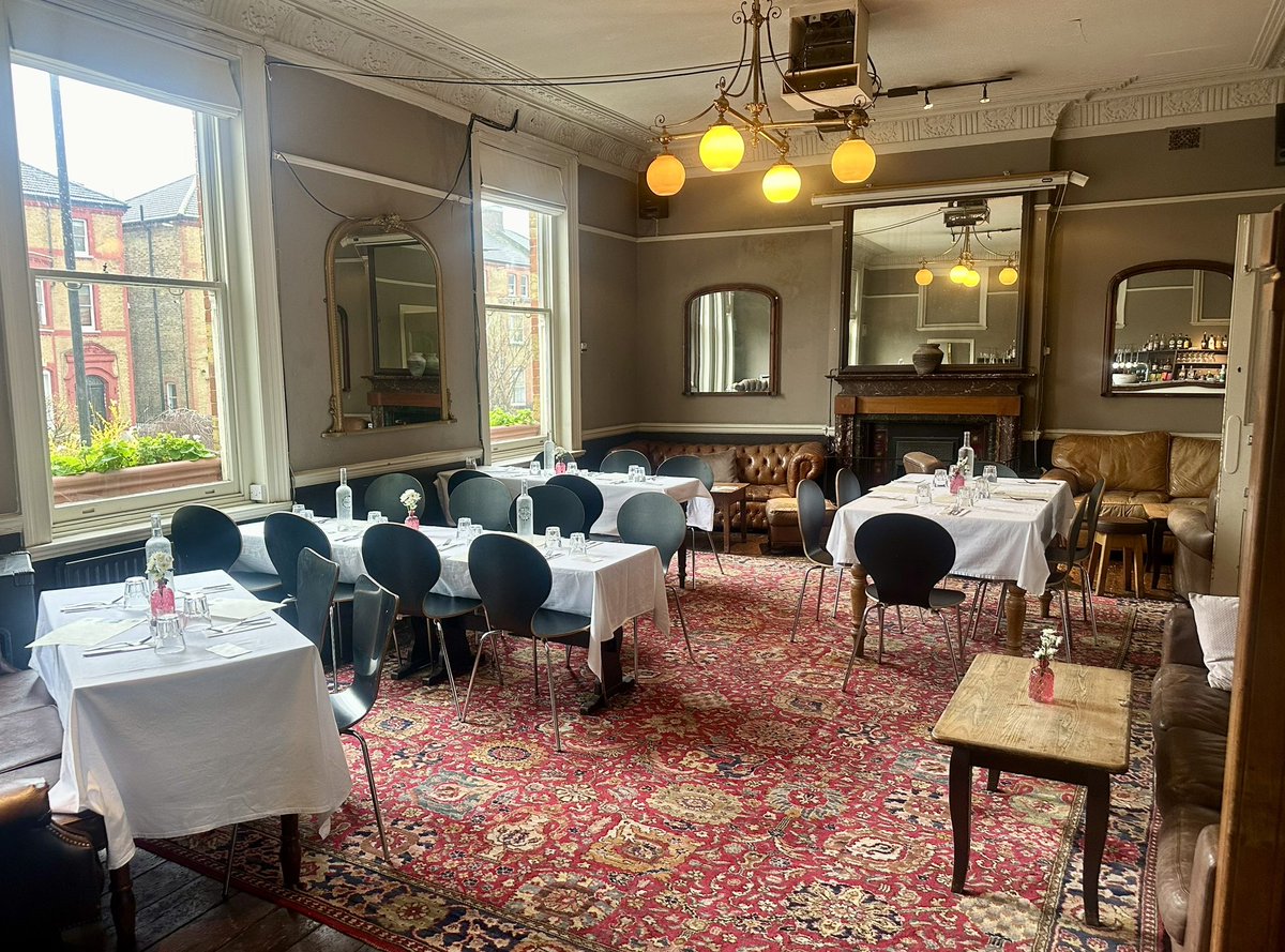 Upstairs is all ready for #MothersDay. We even have the fire roaring. 
🌼 Happy Mother’s Day! 🌼