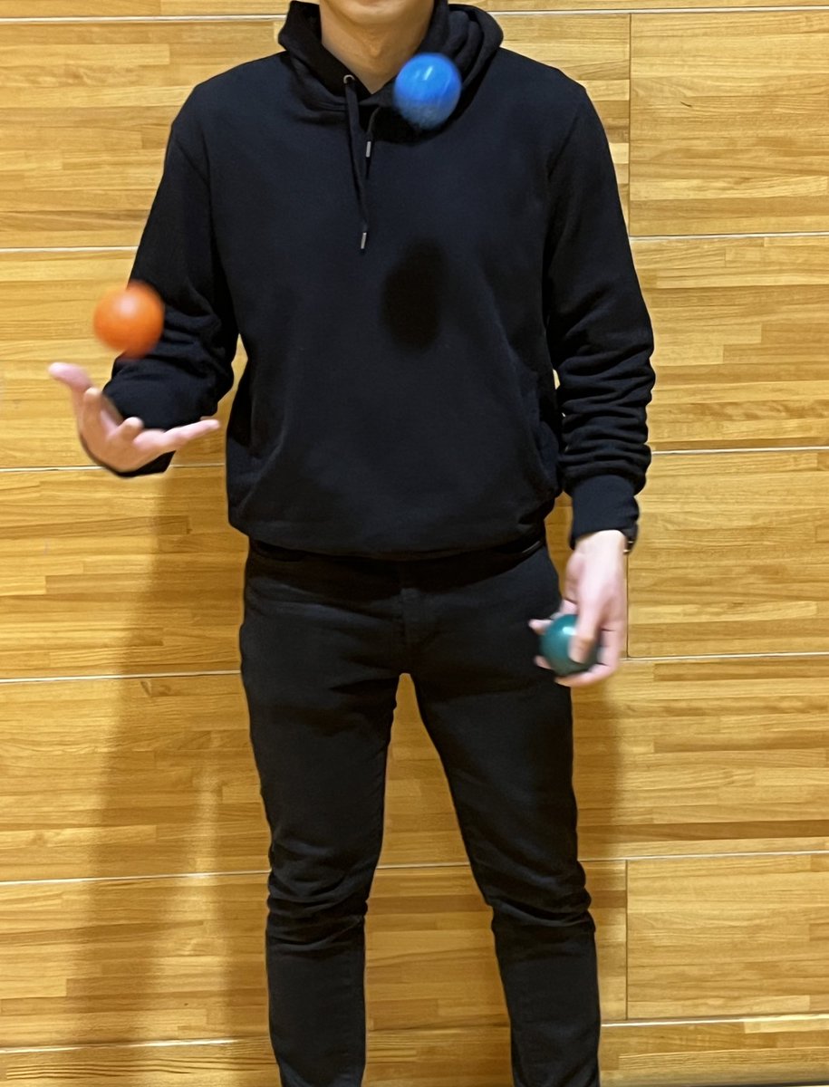 今日は練習会でした！各自マジック・ジャグリングの個人練とルーティン作りに集中できました🤹

✏️一ノ瀬。