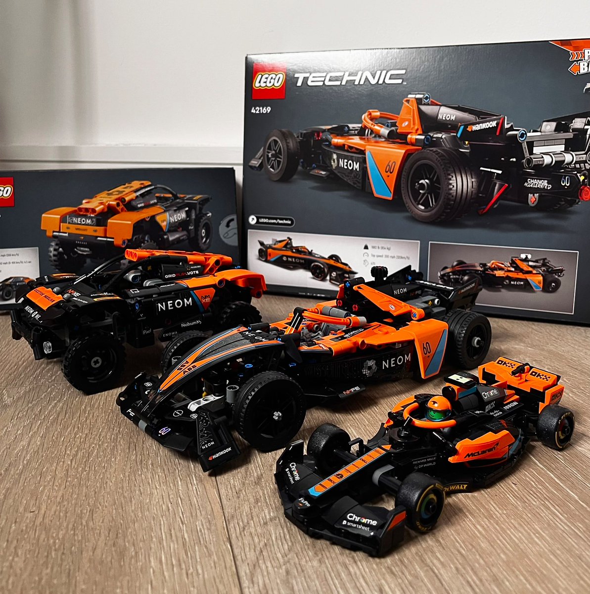 Someone got a bit too carried away with these new Mclaren Lego Technic sets 👀🏁 @McLarenF1 @McLarenFE @McLarenXE