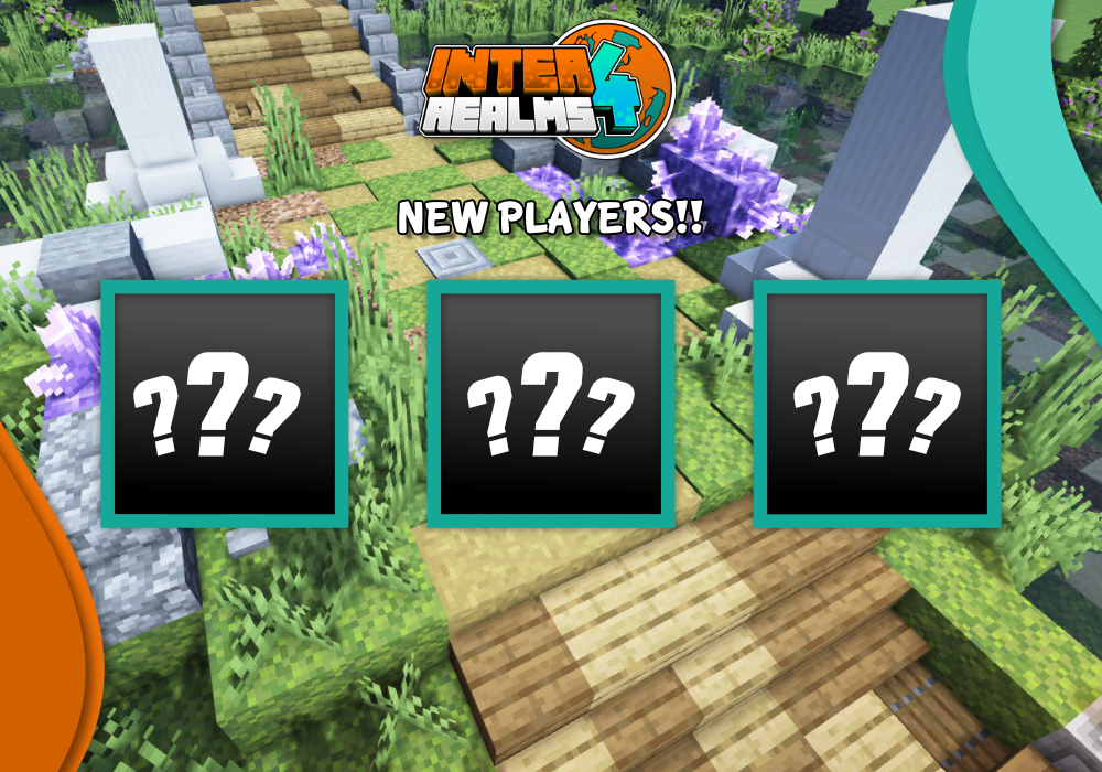 TheInterRealms's tweet photo. What? New members?? Addition to the Inte Realms Community SMP for the new season?? 👀

Who do YOU think will be in #InterRealmsSMP World 4! 🧡

Stay tuned, as this will be revealed in a few hours! 📻

#SMP #InterRelams #Game #Minecraft #MinecraftSMP https://t.co/ADGkXKyPhH