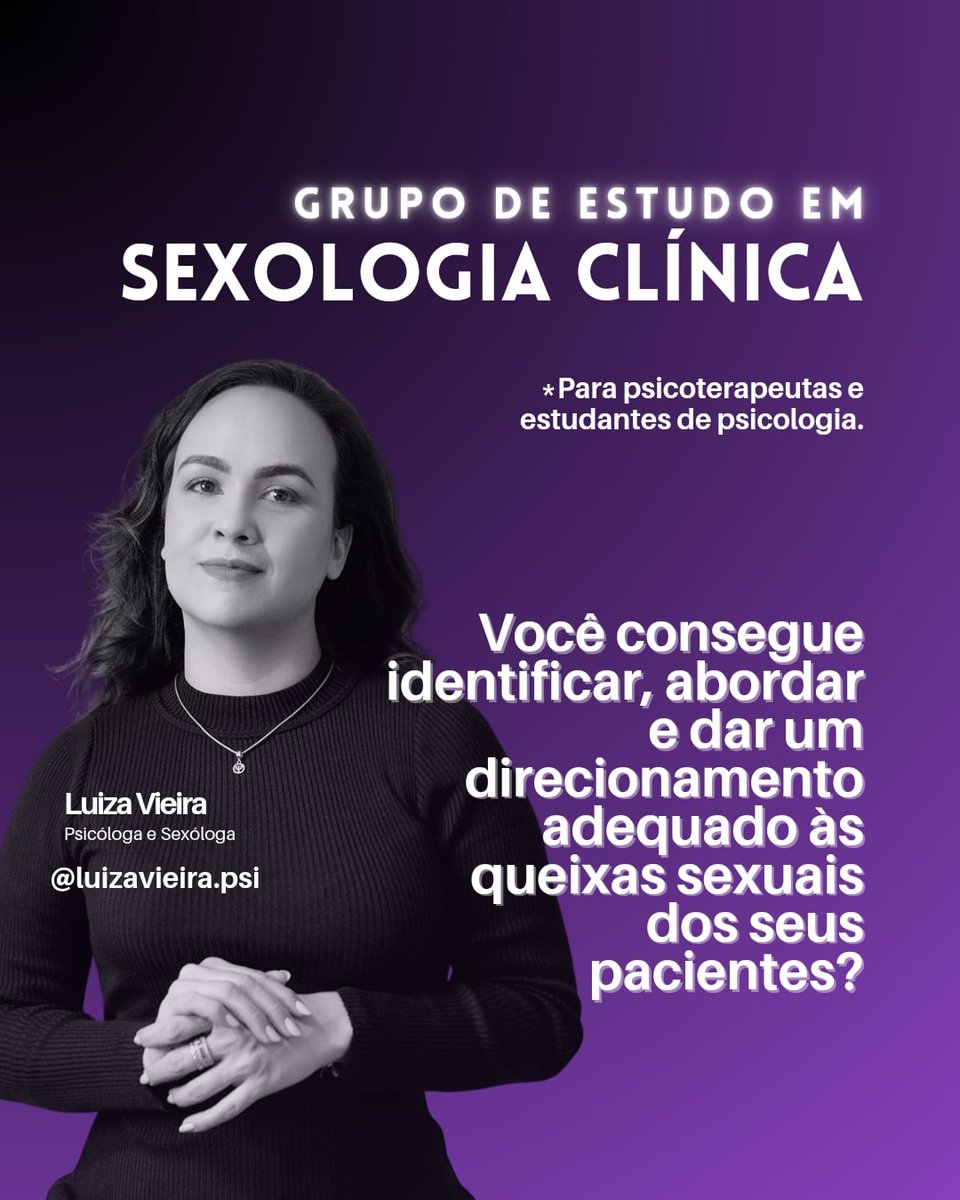 luizavieirapsi's tweet photo. #psitwitter #psiX #psi
No grupo do Telegram, vou compartilhar materiais e informações sobre a terapia sexual e a abordagem das queixas sexuais na clínica.
Independente de participar do Grupo de Estudo, cola lá com a gente pra interagir e tirar dúvidas sobre o tema!
⬇️⬇️⬇️⬇️⬇️
https://t.co/RL0AH490yo