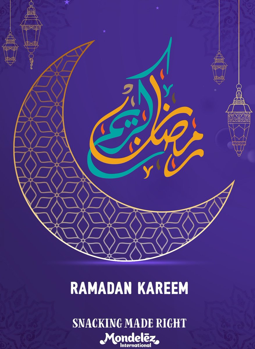 #TeamMDLZ wishes you a blessed Ramadan. May this month be filled with compassion and love.
