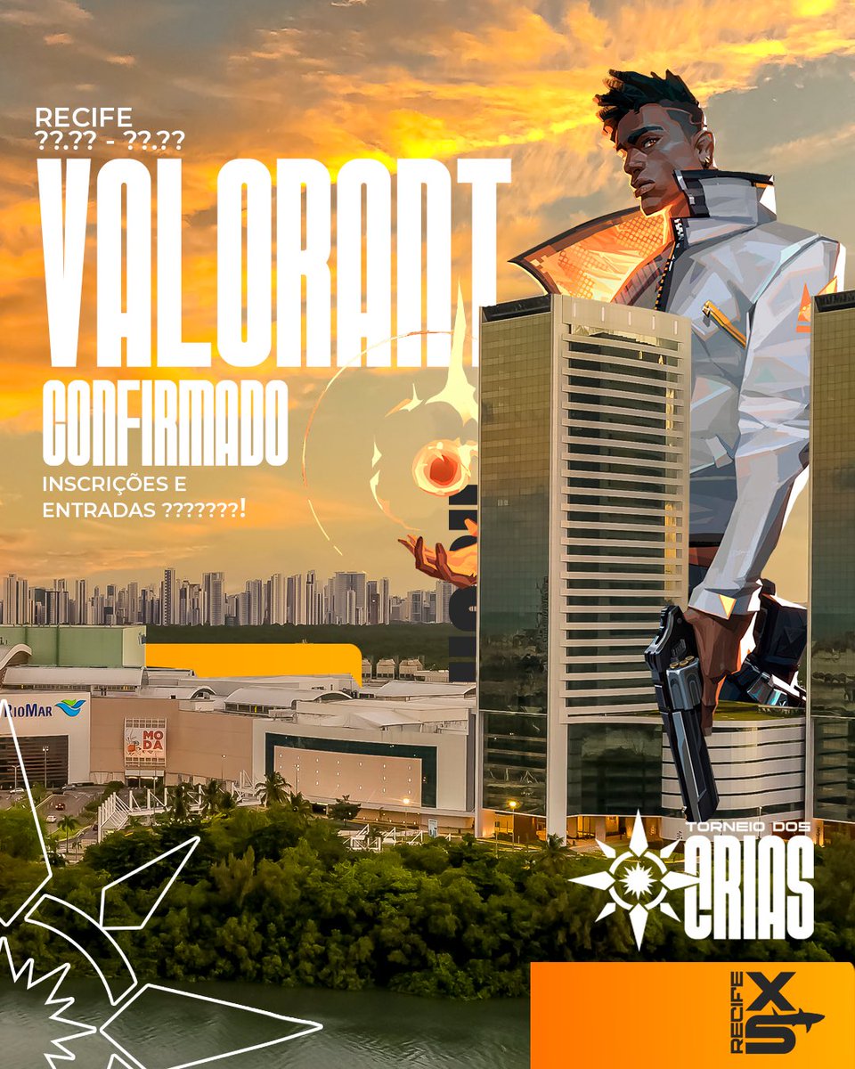 Mais uma modalidade confirmada! Vamos mostrar que no FPS você também domina, Valorant CONFIRMADO!

O Torneio dos Crias vai dar as caras EM RECIFE, o patrão ainda nao liberou pra soltar data e nem local, mas as modalidades estão sendo reveladas.