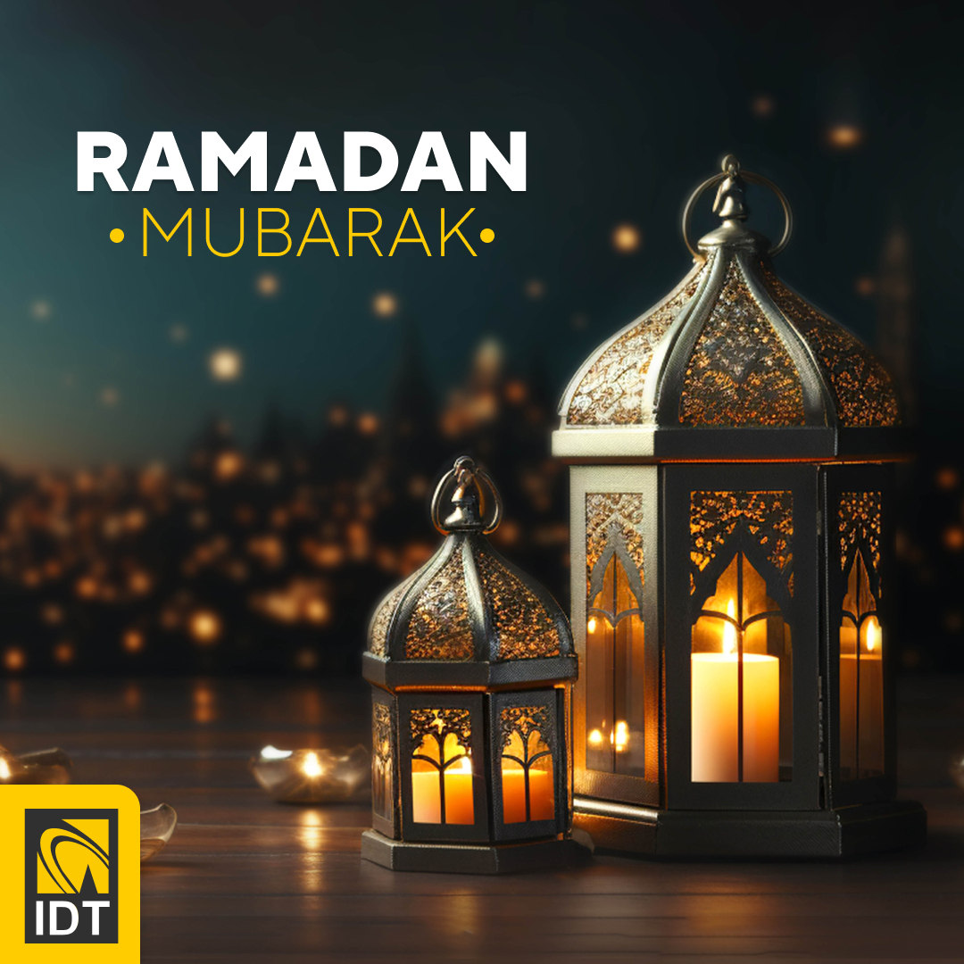 IDTCorporation's tweet photo. As Ramadan unfolds, may the spirit of togetherness illuminate your path. Ramadan Mubarak! 🌙✨ https://t.co/UgPPKWen8d