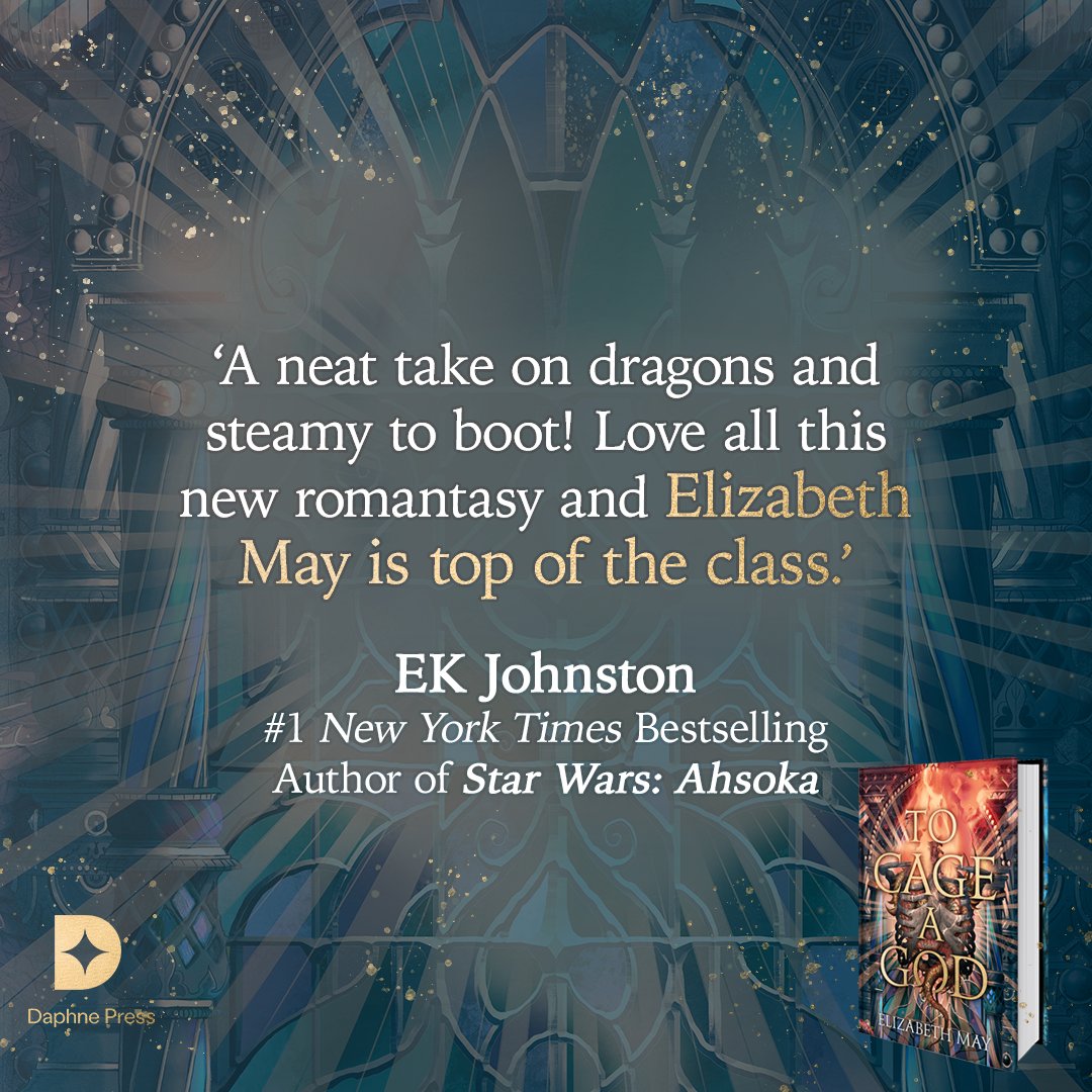 You heard it here: Elizabeth May is top of the class when it comes to romantasy 💖⁠ ⁠ If you love enemies-to-lovers and soft sapphic romance (and DRAGONS) then you will devour To Cage A God! ⁠