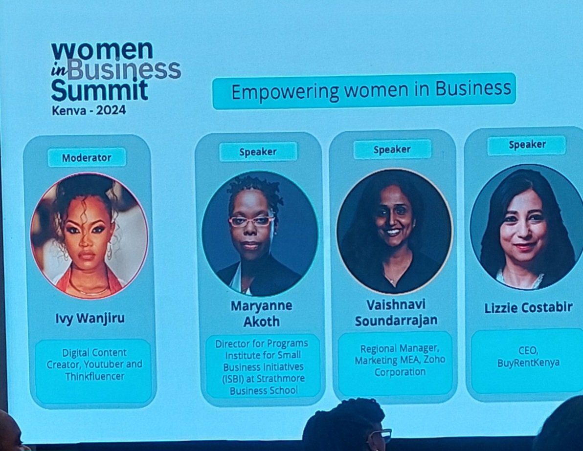 Machocho_'s tweet photo. #empoweredwomenempowerwomen
 Honored to have attended the #WomenInBusinessSummit hosted by @ZohoAfrica. Together, we're breaking barriers, shattering glass ceilings, and forging a path towards gender equality in the business world. Here's to celebrating  women 
#IWD2024 https://t.co/YAD4Wd0EJI
