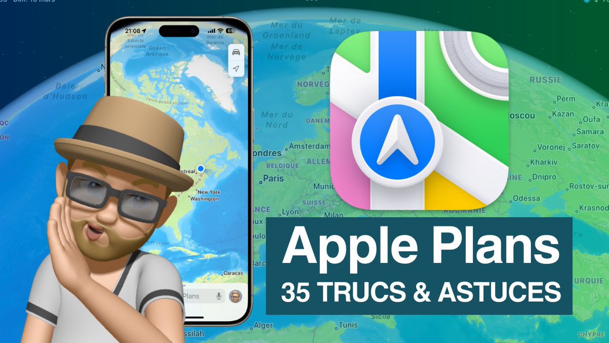 Apple Plans, 35 trucs et astuces à connaître sur iPhone ! #apple #maps #appleplans #iphone
youtu.be/Zq2OMQp5apk