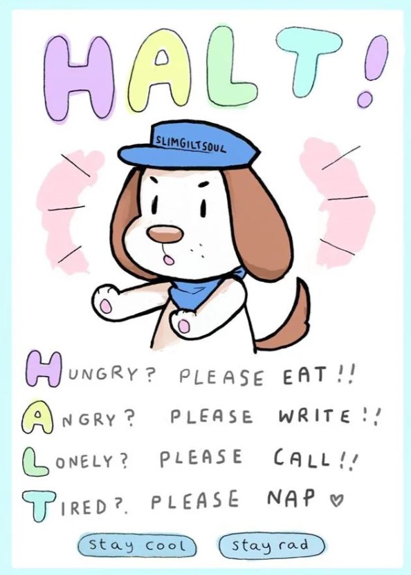 ROCKDOG's tweet photo. My therapist gave me this graphic for whenever I feel like k****** m***** and it’s helped a lot https://t.co/lS4OV2zU92