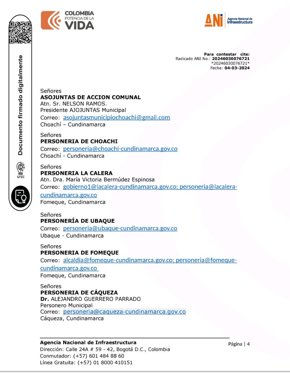 <a href="/ResnitRiveros/">Resnit Riveros</a> <a href="/PerimetralOB/">Perimetral Oriental de Bogotá</a> <a href="/ANI_Colombia/">Agencia Nacional de Infraestructura</a> <a href="/CundinamarcaGob/">Gobernación de Cundinamarca</a> <a href="/JorgeEmilioRey/">Jorge Emilio Rey Ángel</a> <a href="/wcamargotriana/">William Camargo Triana.</a> <a href="/LigaNoSilencio/">La Liga Contra el Silencio</a> <a href="/estoescambio/">Cambio</a> <a href="/NoticiasUno/">Noticias Uno</a> <a href="/ANLA_Col/">ANLA</a> <a href="/RodrigoENegrete/">Rodrigo E Negrete</a> <a href="/susanamuhamad/">Susana Muhamad</a> <a href="/MinAmbienteCo/">MinAmbiente Colombia</a> <a href="/PGN_COL/">Procuraduría General de la Nación</a> <a href="/AsambleaCund/">AsambleaCundinamarca</a> <a href="/DAFP_COLOMBIA/">Función Pública</a> <a href="/alexandravasoch/">Alexandra Vásquez</a> <a href="/RELE_CIDH/">Relatoría Especial p/la Libertad Expresión (CIDH)</a> @paramosybosques <a href="/IvonnetTapia/">Ivonnet Tapia</a> <a href="/MinTransporteCo/">MinTransporte</a> <a href="/CorporinoquiaS/">Corporinoquia SAF</a> <a href="/NancyPatricia_G/">Nancy Patricia G</a> <a href="/AmbienteCund/">Secretaría de Bienestar Verde</a> <a href="/STransparencia/">Secretaría de Transparencia</a> <a href="/CO_Gobierno/">Gobierno de Colombia</a> <a href="/petrogustavo/">Gustavo Petro</a> <a href="/acciondirekta/">Carlos Nicolás Casas</a> <a href="/ANI_Colombia/">Agencia Nacional de Infraestructura</a> convoca al SectorPúblico a Mesas de Diálogo que surgieran de reunión en <a href="/CundinamarcaGob/">Gobernación de Cundinamarca</a> el 19/02/2024 para que= <a href="/PerimetralOB/">Perimetral Oriental de Bogotá</a> (<a href="/SolelBoneh/">SBI INTERNATIONAL HOLDINGS AG</a>) convoque a Rptes de comunidades y Veeduría para tratar tema: CasetaPeaje en #PáramoCruzVerde y ContratoConcesionario002/2014.