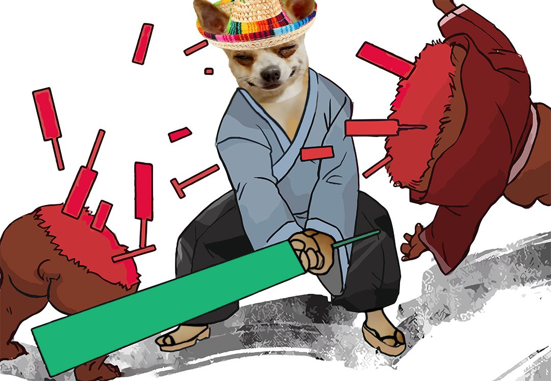 SAMURAIS CAN WEAR A #SOMBRERO TOO! 

LET'S CHOP AWAY AT THE MARKET ONE CANDLESTICK AT A TIME 📈 

#solana #solanamemecoin #memecoin