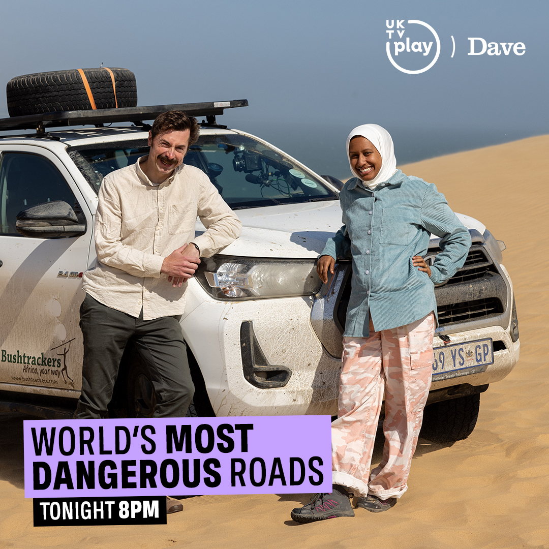 Had to buy special shoes for this. 

High adventure with @TheOlaLabib. Tonight on Dave at 8pm.