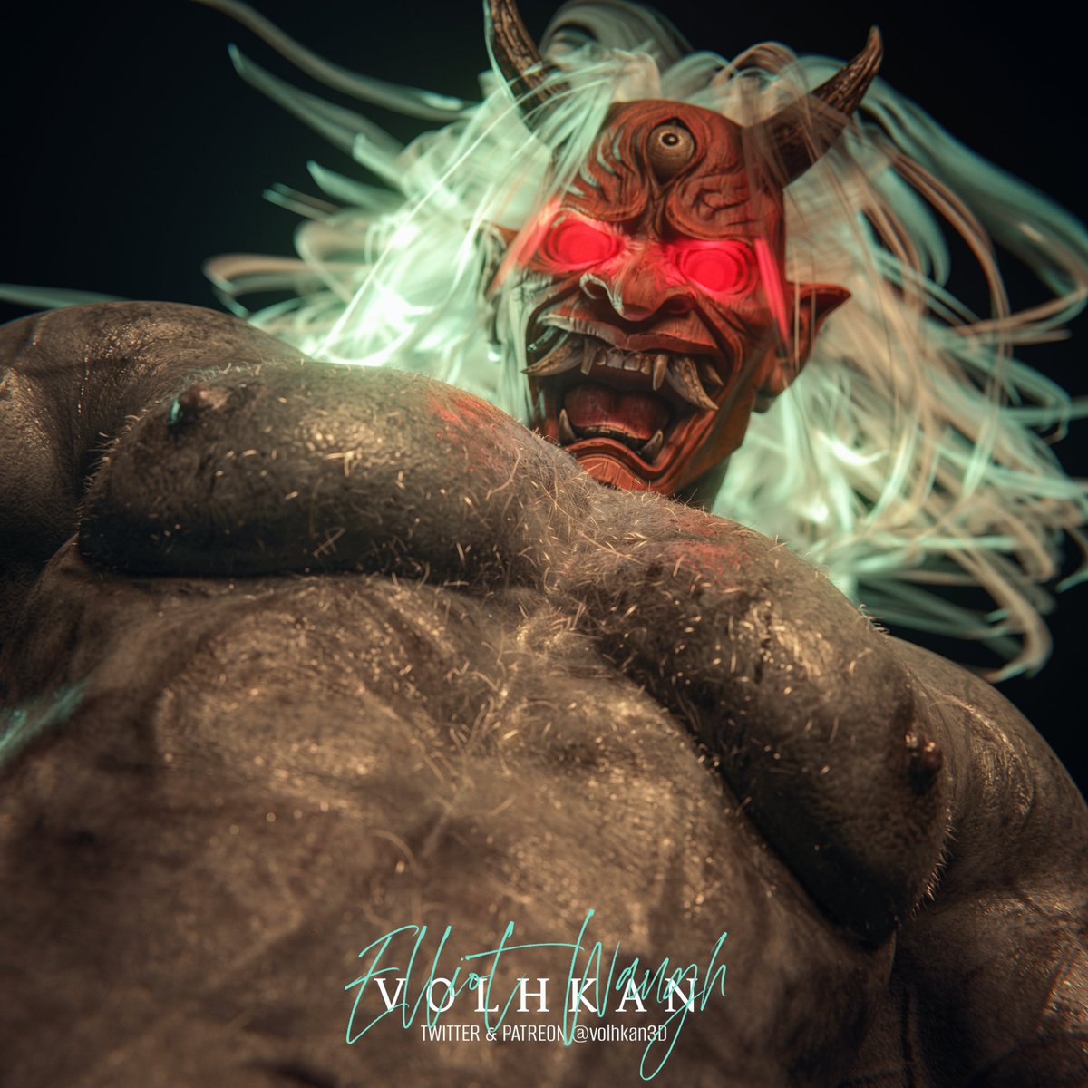 volhkan3D's tweet photo. The Oni participating in the booba meme!🥵
#dbd #DeadbyDaylight #Theoni https://t.co/P88ONgtuNo