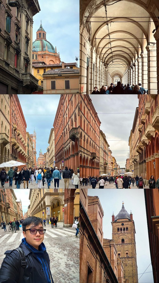 Last week, I relocated to Bologna 🇮🇹for my 3-month research opportunity with a collaborator at <a href="/Unibo/">Università di Bologna</a>.

Wrapping up my first week with some lovely photos of this beautiful and charming city. 🤩