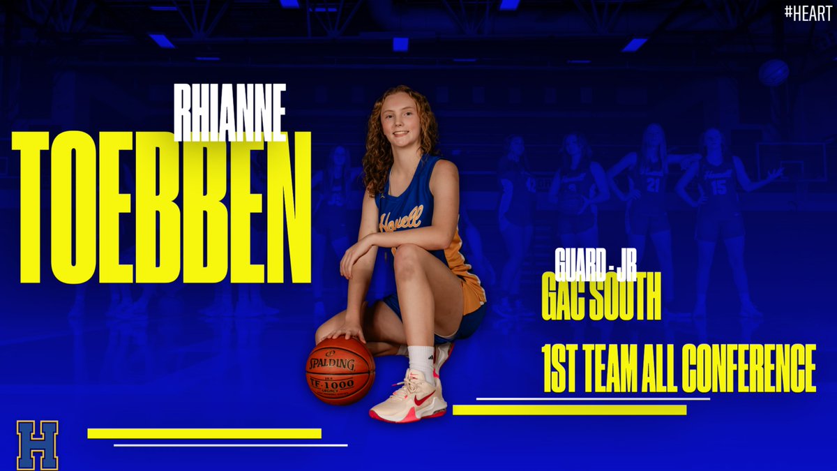 Our second announcement comes way of Rhianne Toebben!

Rhianne was selected GAC South 1st Team All Conference! What a season it was for the junior! Terrific honor.

#HEART