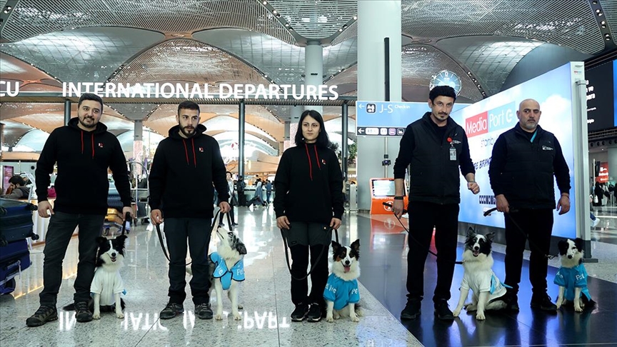 DÜNYADA BİR İLK, KÖPEK DOSTU İSTANBUL HAVALİMANI ! Köpekler havalimanı içinde gezip uçuş stresi olan yolculara pozitif enerjileriyle destek olacakmış. Köpekten korkan köpek stresi yaşayan yolculara kim destek olacak ? #İAG