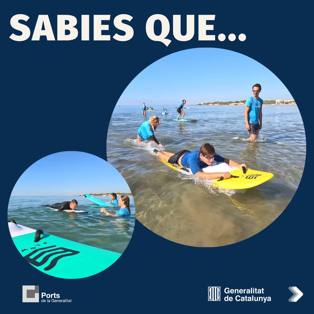💡Sabies que...
<a href="/SUPerando_bcn/">SUPerando</a> amb base a la platja de Ribes Roges #Vilanova fomenta la inclusió de persones en situació de vulnerabilitat amb esports aquàtics, prototips adaptats, i  solidaritat, passió i compromís.
📅 2023
🏄 282 voluntaris
🌊 49 activitats
👥 471 beneficiaris