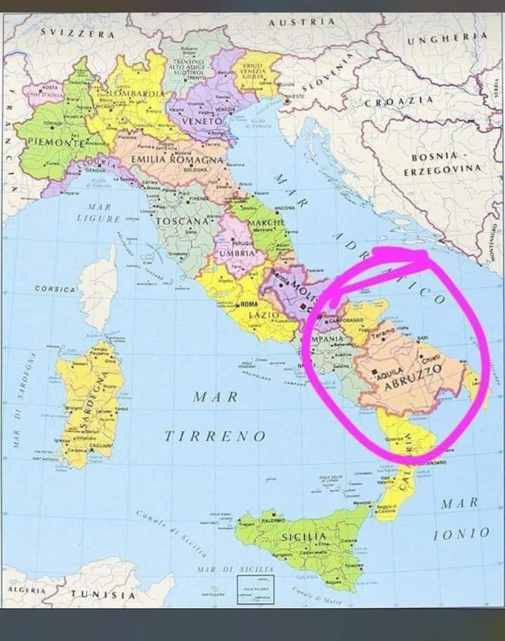 Non fate scherzi amiche ed amici abruzzesi! 

#Buonvoto #Abruzzo #Maiella 
#mareadriatico #cuore #lucanomanonamaro