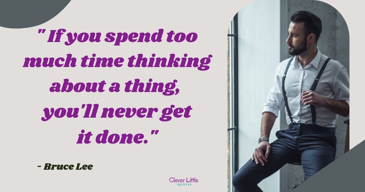 LessonsWise's tweet image. "If you spend too much time thinking about a thing, you'll never get it done."- Bruce Lee
bit.ly/2QbqXF3
#quotes
#inspiration