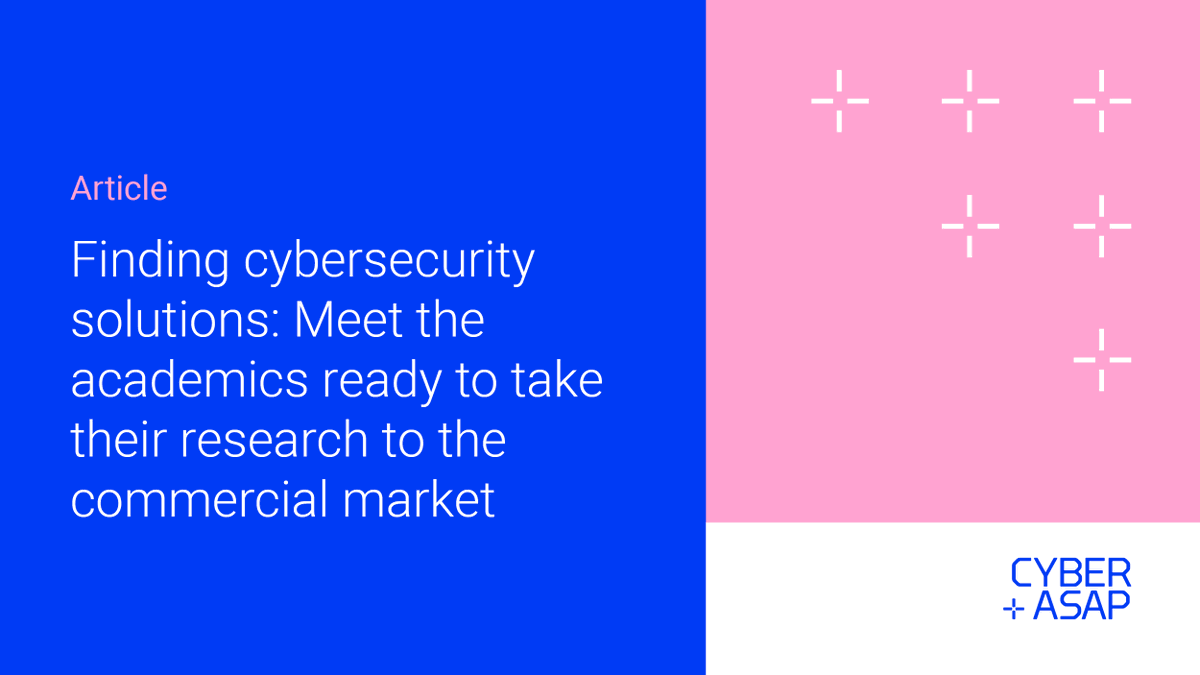 CyberASAP (@cyberasap) on Twitter photo Discover 8 of the CyberASAP Year 7 Demo Day teams:
ACE <a href="/Uni_of_Essex/">University of Essex</a>
AI-bility 4Ds <a href="/MiddlesexUni/">Middlesex University</a>
CybPass <a href="/sheffielduni/">The University of Sheffield</a>
Cyberheels <a href="/UniofOxford/">University of Oxford</a>
ECG. Ai <a href="/UniStrathclyde/">University of Strathclyde</a>
FORENSIC <a href="/Uni_of_Essex/">University of Essex</a>
IoT-Armor <a href="/UWLondonFinance/">University of West London</a>
SirenPod <a href="/KingstonUni/">Kingston University</a>
iuk.ktn-uk.org/news/finding-c… Discover 8 of the CyberASAP Year 7 Demo Day teams:
ACE <a href="/Uni_of_Essex/">University of Essex</a>
AI-bility 4Ds <a href="/MiddlesexUni/">Middlesex University</a>
CybPass <a href="/sheffielduni/">The University of Sheffield</a>
Cyberheels <a href="/UniofOxford/">University of Oxford</a>
ECG. Ai <a href="/UniStrathclyde/">University of Strathclyde</a>
FORENSIC <a href="/Uni_of_Essex/">University of Essex</a>
IoT-Armor <a href="/UWLondonFinance/">University of West London</a>
SirenPod <a href="/KingstonUni/">Kingston University</a>
iuk.ktn-uk.org/news/finding-c…