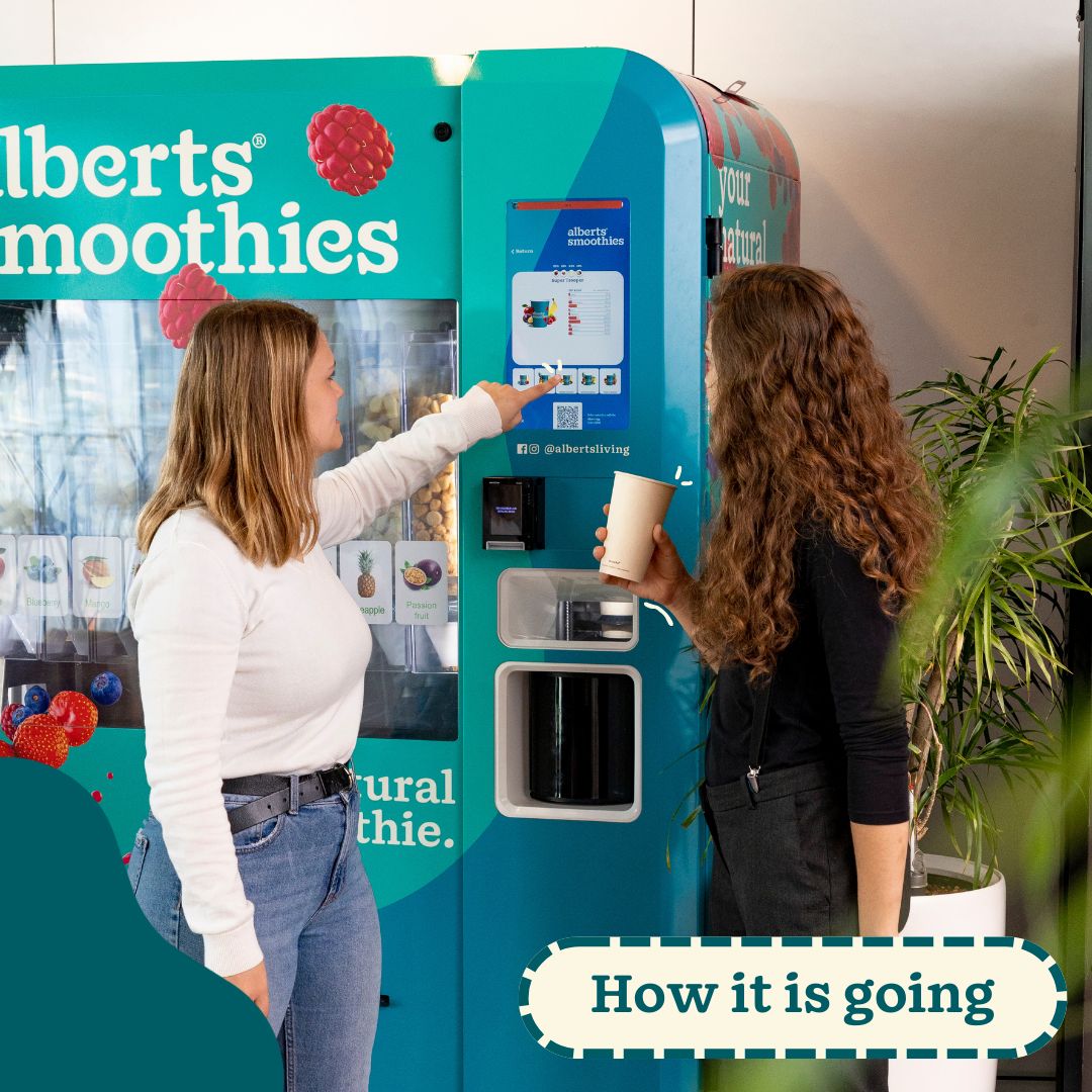 How it was, how its going 🍓 From manual blending to fully automated. 🚀 Remember the days when we used to manually place the fruit in a cup and energetically started blending? 🔄 Now, our smoothie machines are running at full throttle, automatically and efficiently.