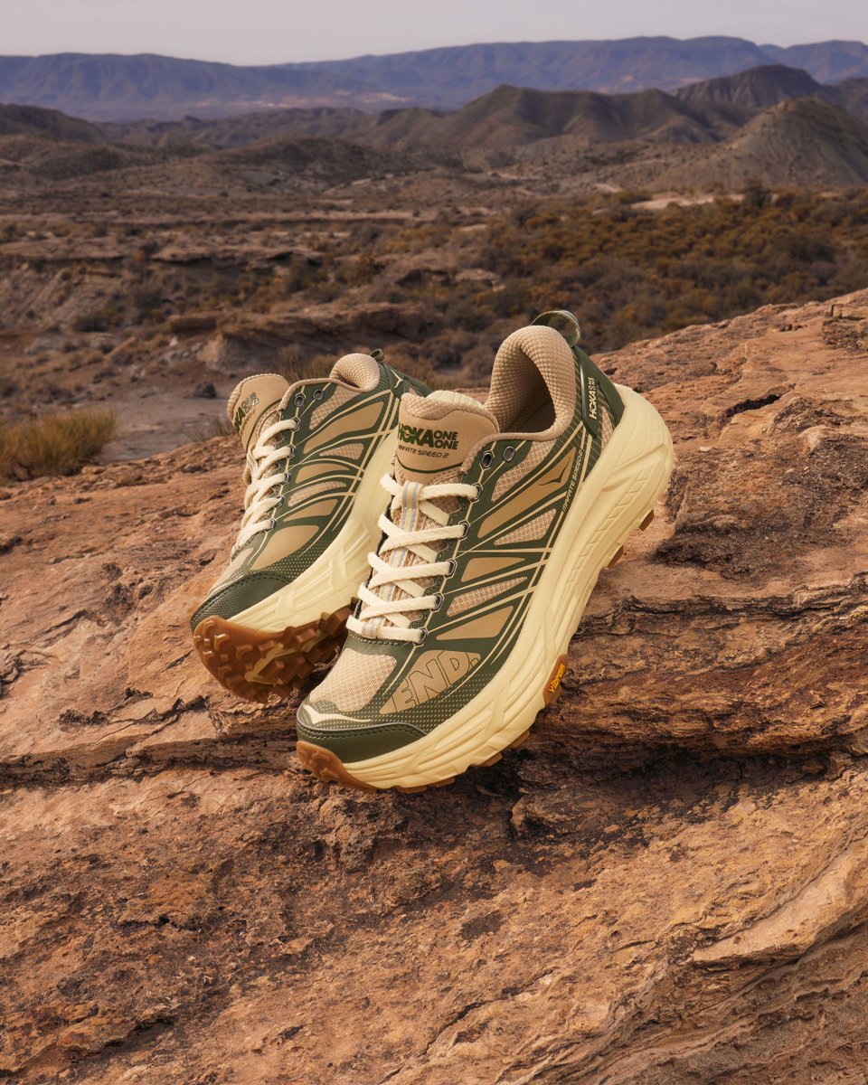 The END. x HOKA Mafate Speed 2 is transformed in hues of The END. x HOKA Mafate Speed 2 is transformed in hues of