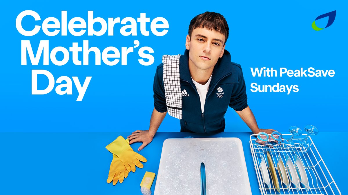 Treat your mum this Mother’s Day by cooking her a delicious meal (and washing up too) 🍽️ 🧼 Keep on enjoying half-price electricity from 11am – 4pm every Sunday 🧺💰 Not registered yet? Don’t miss out - join today: bit.ly/PeakSave-BG