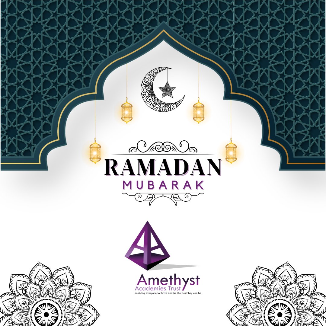 As the holy month of Ramadan begins, the Amethyst Academies Trust extends warm wishes to all observing this time of reflection, prayer, and community. May your fasts be meaningful and your spiritual journey enriching. Ramadan Mubarak to our entire Trust family.