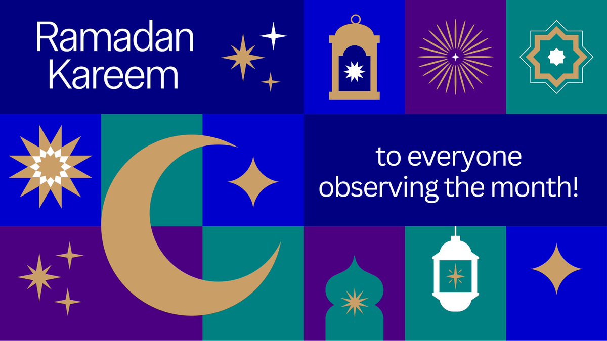 Ramadan Kareem to all those observing the month! ✨