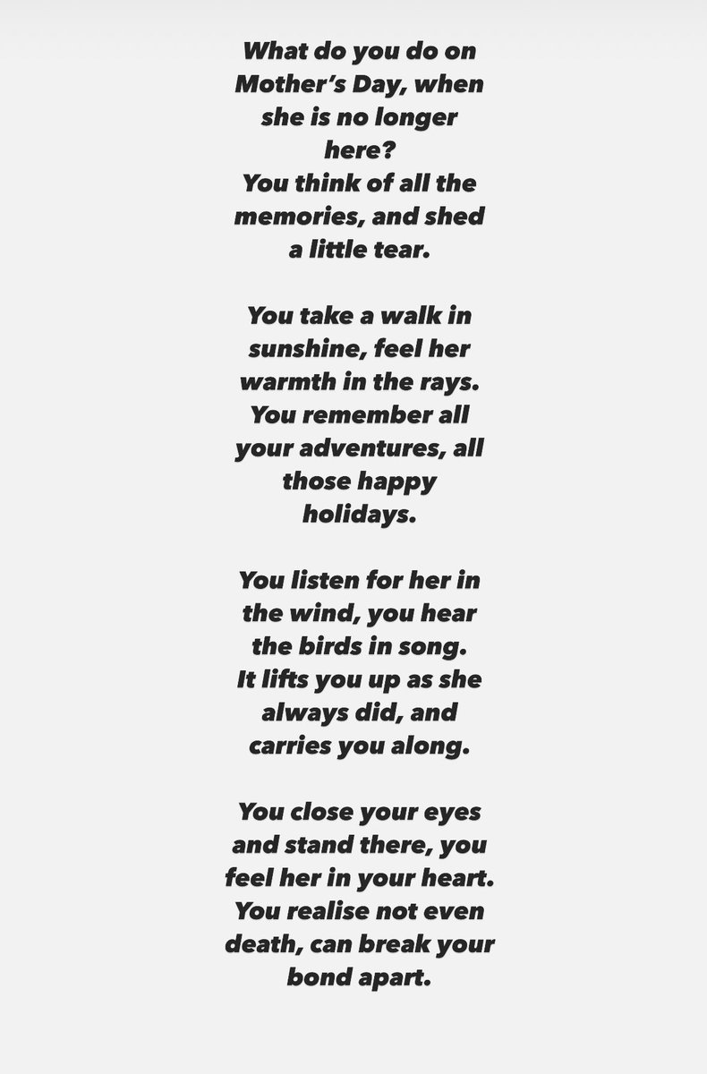 Today, let’s take a moment to celebrate all the wonderful ladies we call Mum and to remember those Mum’s that are no longer with us. 💗 Happy Mother’s Day to you all........