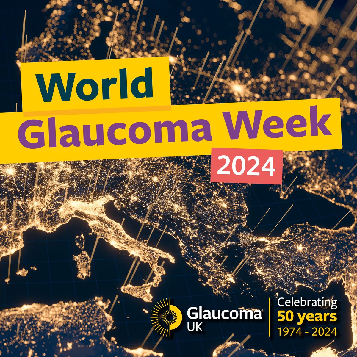 It's World Glaucoma Week! 🌍 #WorldGlaucomaWeek is an annual, international campaign which aims to raise awareness of glaucoma and encourage regular eye tests. Glaucoma is most commonly diagnosed following a routine check-up, and catching it early could save your sight.