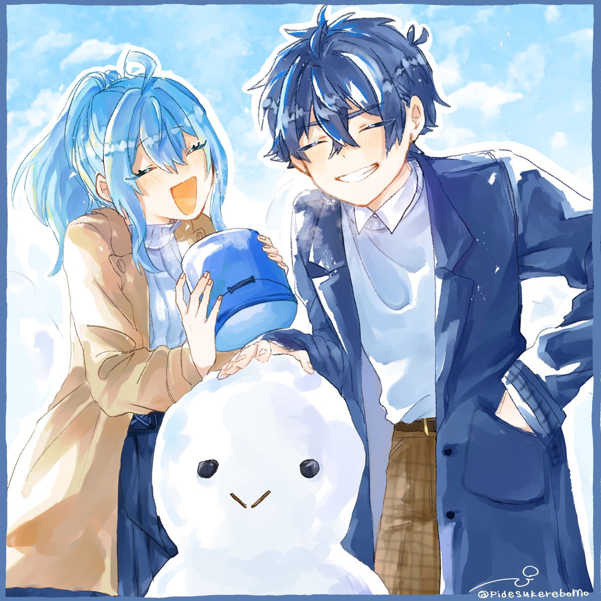 🩵💙❄️☃️❄️💙🩵 ゆきとあおぐみ ✨❄️ ••✼•• ❄️✨ ⚠︎布
