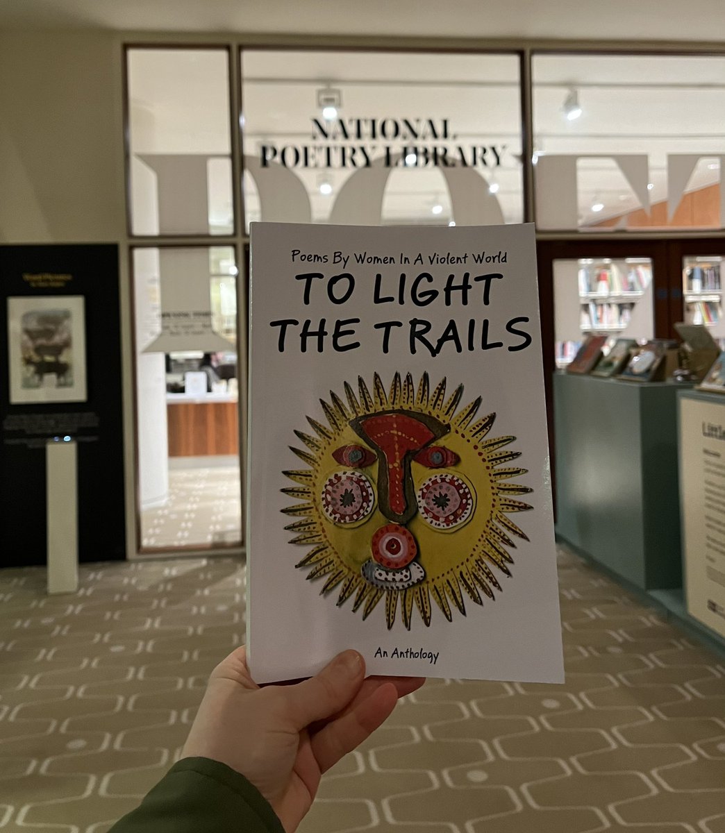 annavshelton's tweet photo. Took #ToLightTheTrails to The National Poetry Library on International Women’s Day. All the voices in this anthology deserve to be heard. You can hear us read our poems at tonight’s launch! Free tickets here: https://t.co/7i4n97xEv8 See you at 7pm! https://t.co/iJASy4reKp