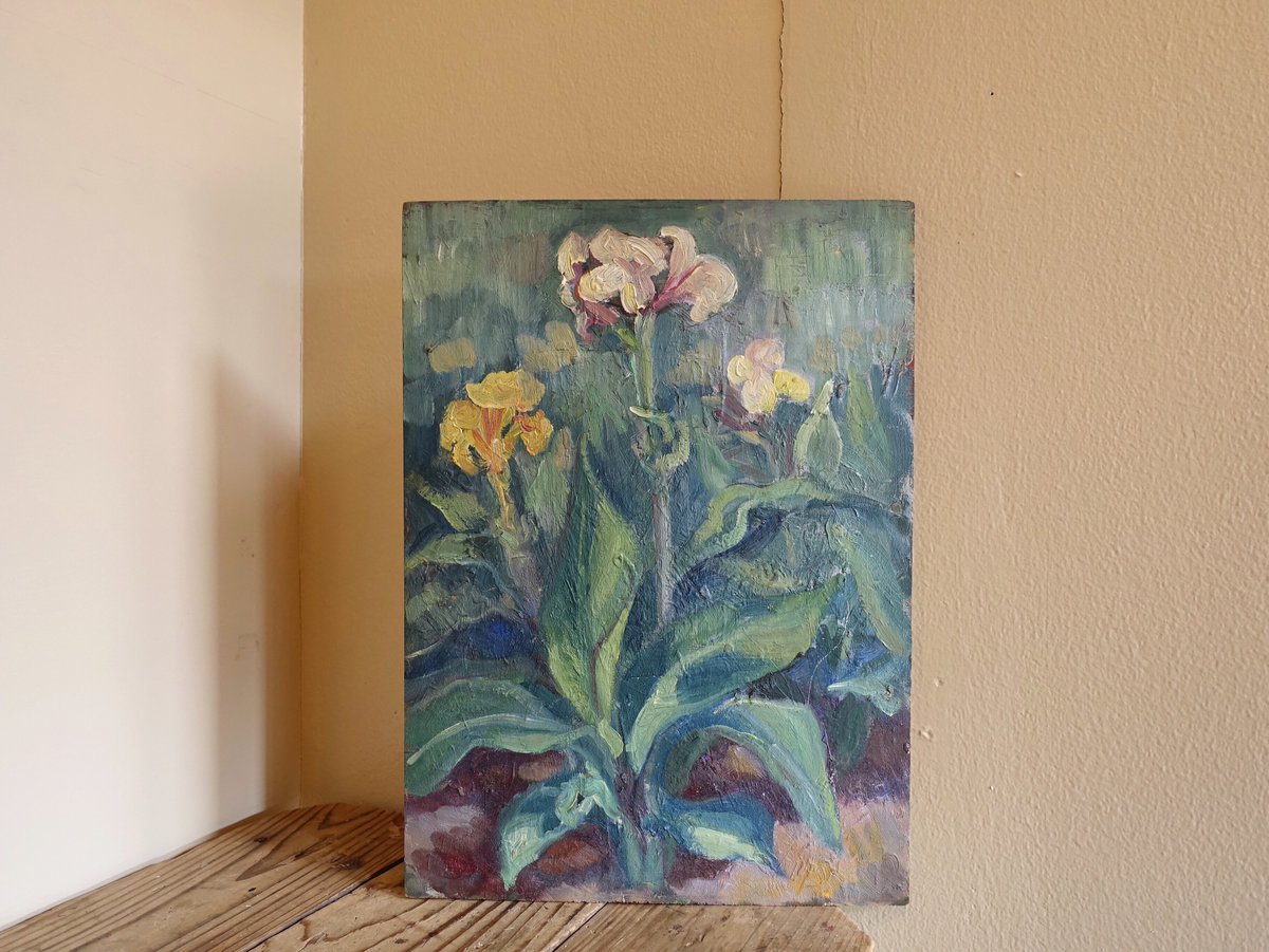 大正13年(1924年)頃  油彩画 板絵