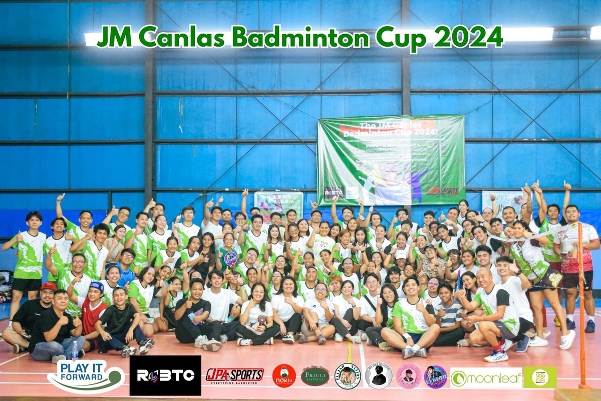 smashing success at the 𝐉𝐌 𝐂𝐚𝐧𝐥𝐚𝐬 𝐁𝐚𝐝𝐦𝐢𝐧𝐭𝐨𝐧 𝐂𝐮𝐩 𝟐𝟎𝟐𝟒 🏸✨

📸 @playitforwardorg <a href="/Ramelb/">jim patrick</a>-Adriano Badminton Training Camp

#18NaSiJM #JMCanlas