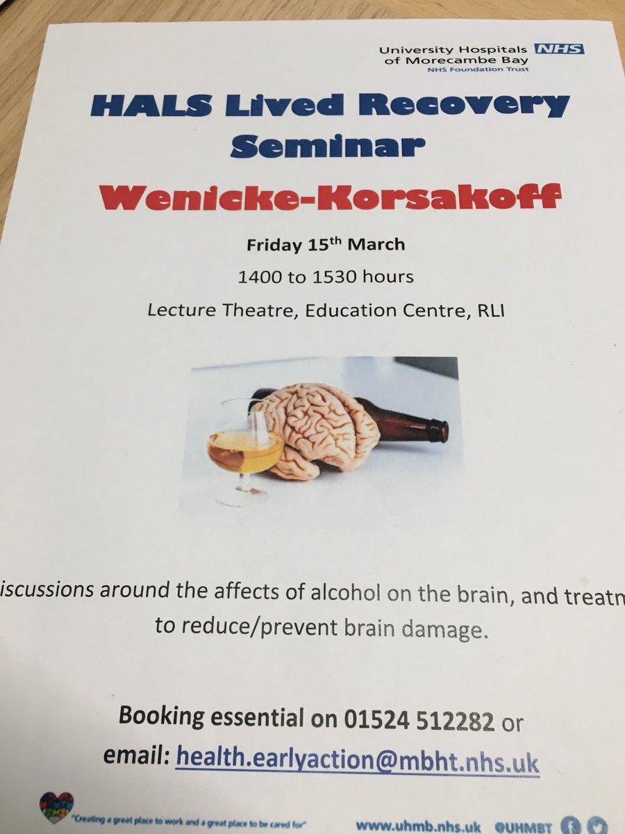 Fridays seminar all related to effects of alcohol and cognitive decline on the brain. ⁦@TheThewell2⁩ ⁦@aaroncumminsNHS⁩ ⁦@MorseJoann⁩ ⁦@Stevie5667⁩ ⁦@RRR_LUF⁩ ⁦@Harmony_Ninja⁩ ⁦@lvwearing⁩ ⁦@caron_graham⁩ ⁦@2soprano⁩