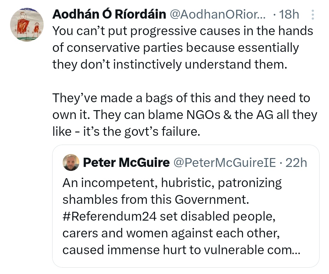 EwanMacKenna's tweet photo. The academic, activist and political response shows that despite being told in withering terms, they still don't get it. It's astounding how out of touch key stakeholders are with our society. It's why they need another reminder at the local, European and general elections. https://t.co/v7gLRr4ju7