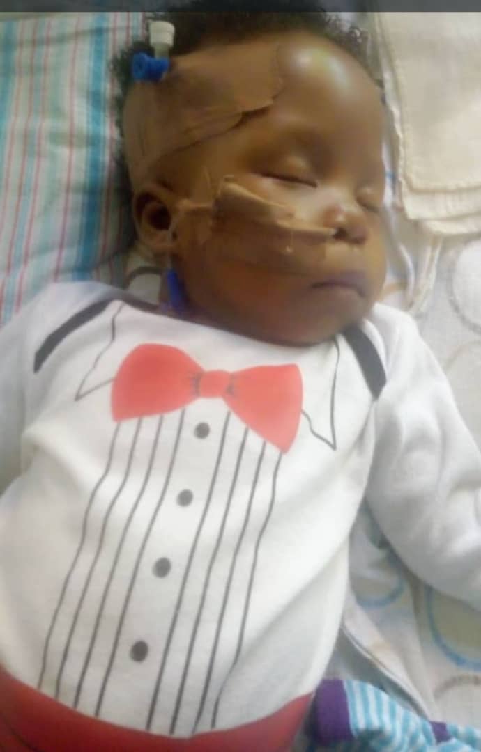 PanshakNuhu's tweet photo. I'm Mr Panshak Nuhu, I'm from Mangu local government of Plateau state, I am a private school teacher and so also my wife this is my son in this picture, he was diagnosed with Tetralogy of Fallot (TOF), this he having a hole in the heart since he was 4 months old. https://t.co/IHrZ9bQwET