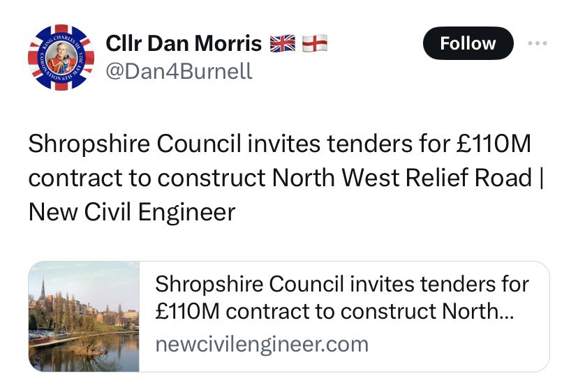 newcivilengineer.com/latest/shropsh… so what excuse will they give now for not telling us the total estimated cost @RoadToRuinShrop @mrrobwilson @JBuckleyLabour @JulianDean99