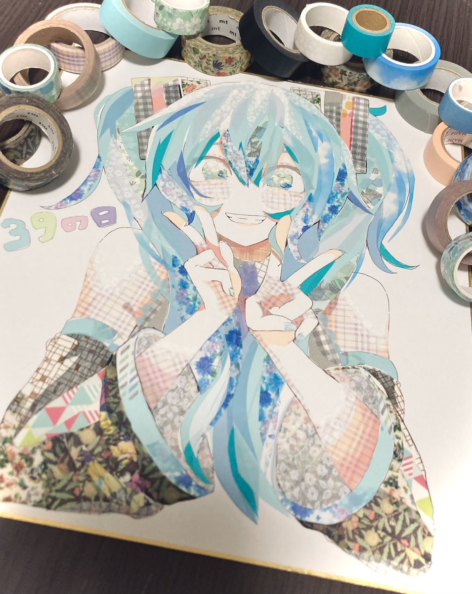マステ絵、遡ったら2017年からやってるっぽい。成長を感じる
