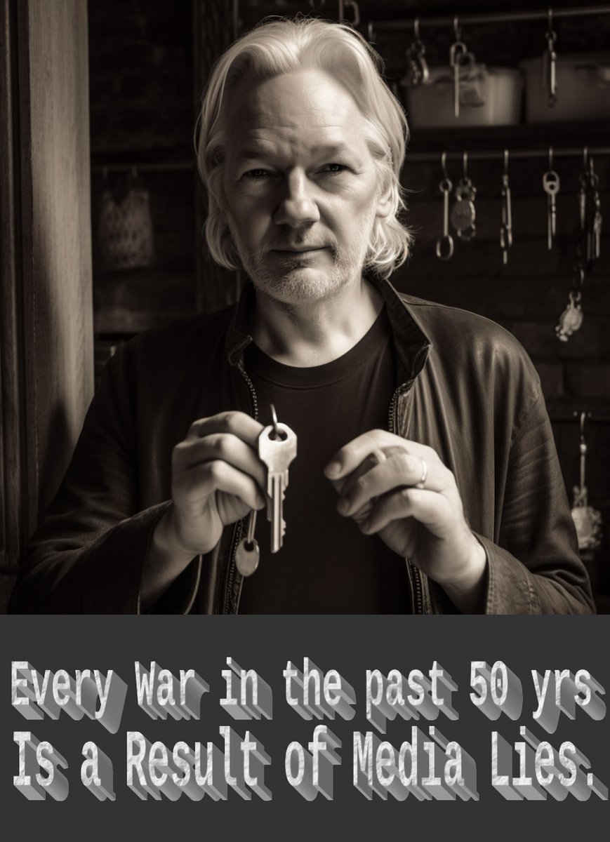 EagleWings3578's tweet photo. Wars are started with media lies. Julian Assange stood for truth ending wars and conflict. The truth will bring people togher. #FreeAsange https://t.co/l0o8uIsq4W