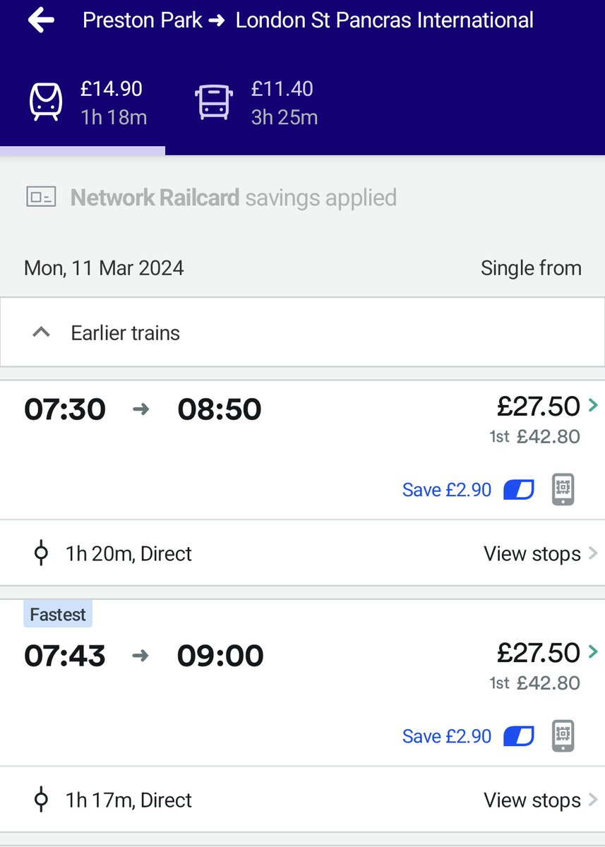 DannyJeremiah's tweet photo. Hey @TLRailUK and @thetrainline can you explain why with the new pricing it's 10% more expensive to buy a ticket to London from Preston Park than Brighton? 

Surely anomalies like this should have been eradicated by now!?

@MsEYates it's been a while but the nonsense persists! https://t.co/jBH3W7dxeq