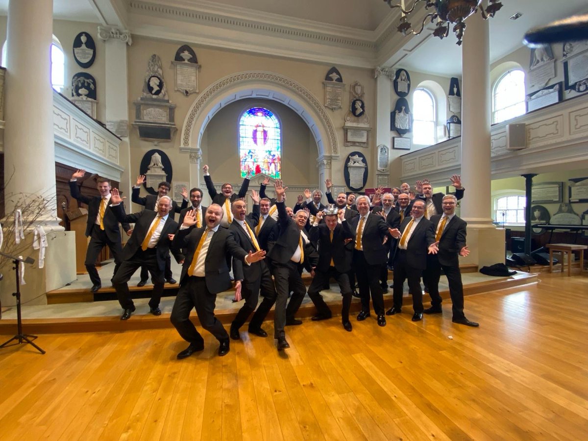 Delighted that we were first place in both our classes at <a href="/MidSomersetFest/">MidSomerset Festival</a>: male voice and popular and show songs. Plenty of really useful feedback, we're always looking to continually improve our performances. We were buzzing all day - had a fantastic time!