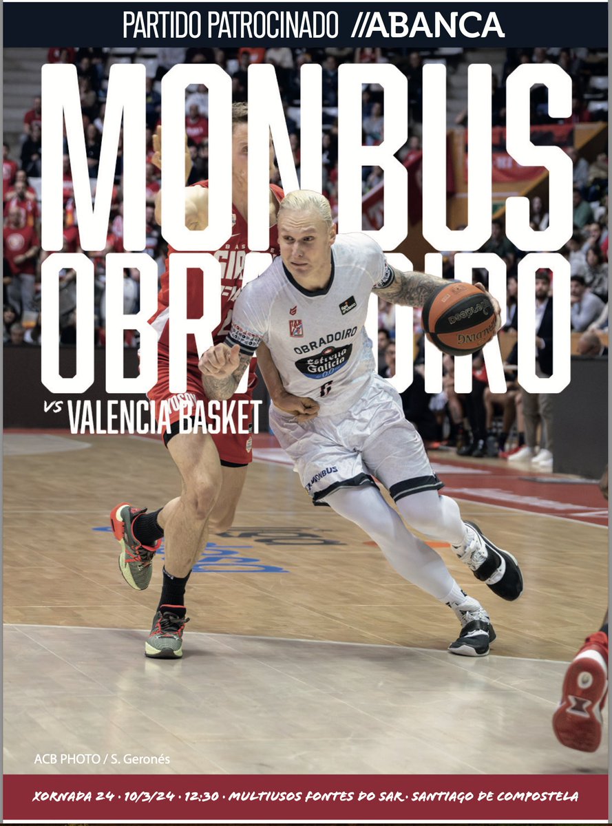 OBRADOIROCAB's tweet photo. 📖 Revista #SomosObra nº95 ‼️
➡️ Info sobre o noso rival: @ValenciaBasket
➡️ A previa
➡️ #EnPé
➡️ As fotos do X Torneo Abanca ProAm
➡️ Strelnieks e Timma, obradiristas
👉 https://t.co/nhLopUiWHk
#SomosObra
#QueNonChoConten
Cele♥️bration https://t.co/xtGuGaOM7w