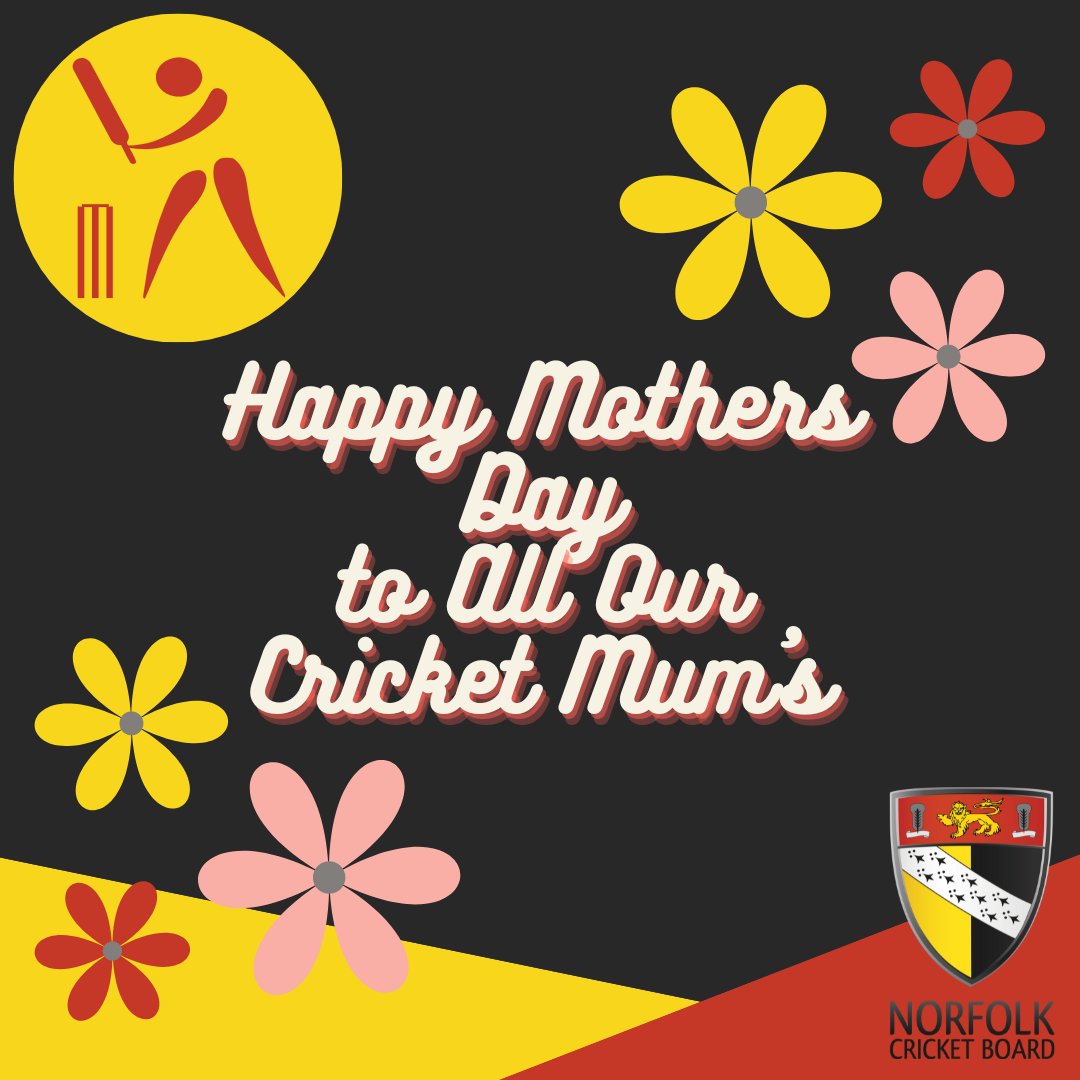 🌻Mothers Day🌻

Happy Mothers Day to all Mum's involved in cricket in Norfolk. Enjoy your day!

#MothersDay #WomensCricket #GirlsCricket #SupportiveMums #EnjoyYourDay #NorfolkCricket
