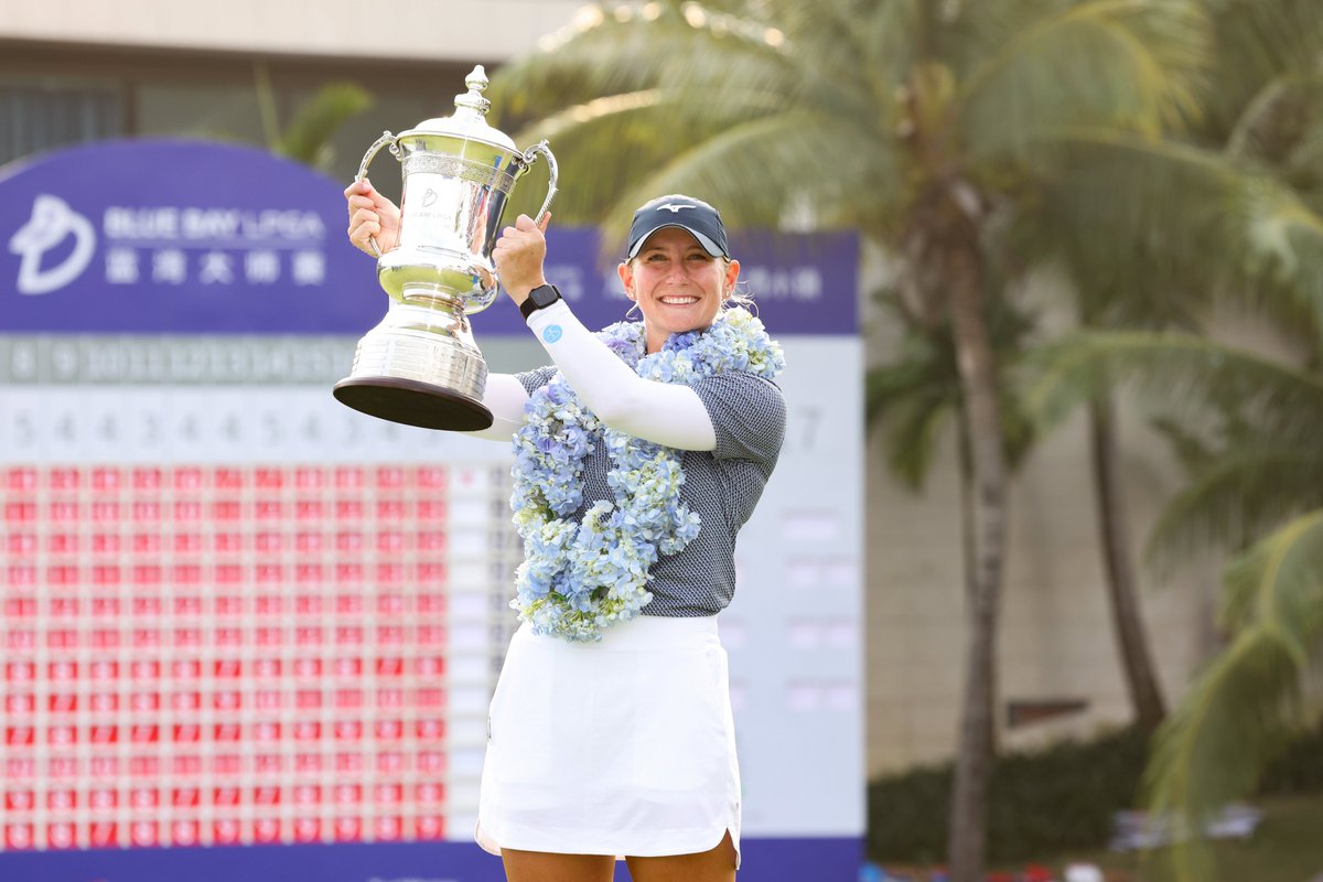 Lifting the first Tour trophy 🏆

Bailey Tardy | #BlueBayLPGA